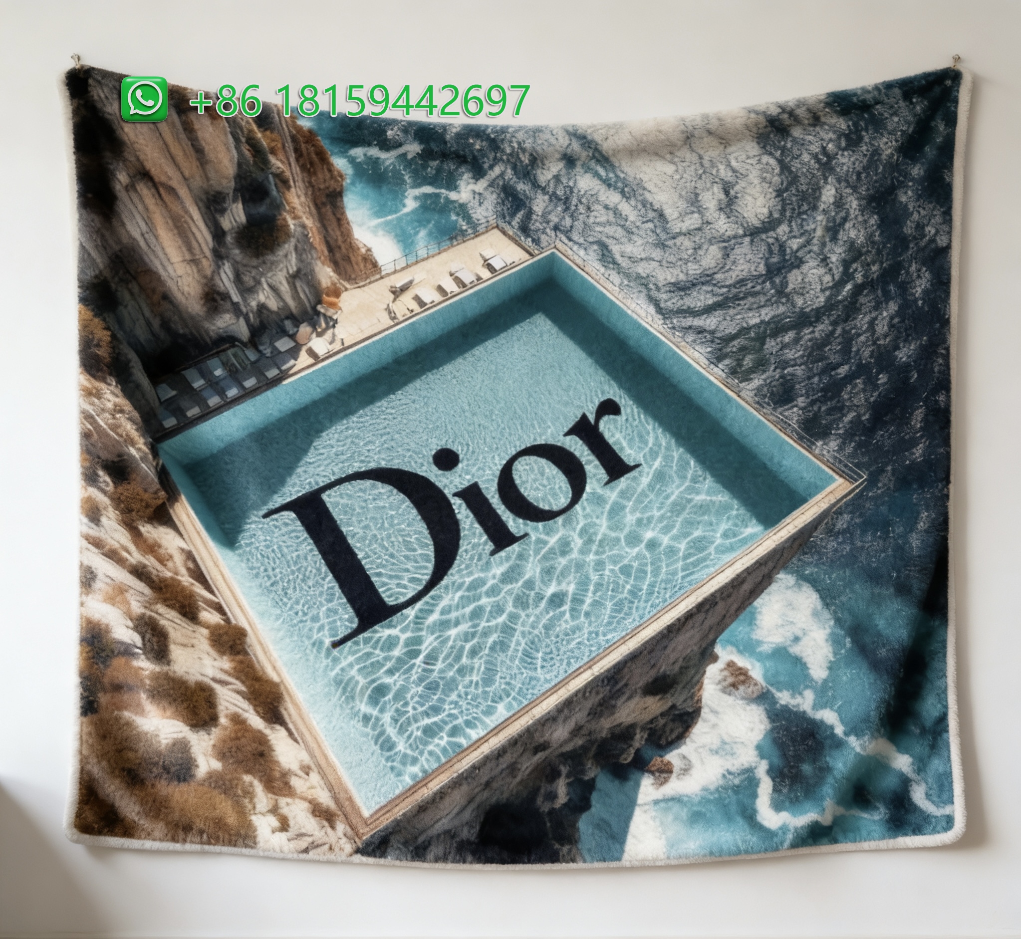 Dior Throw Blankets